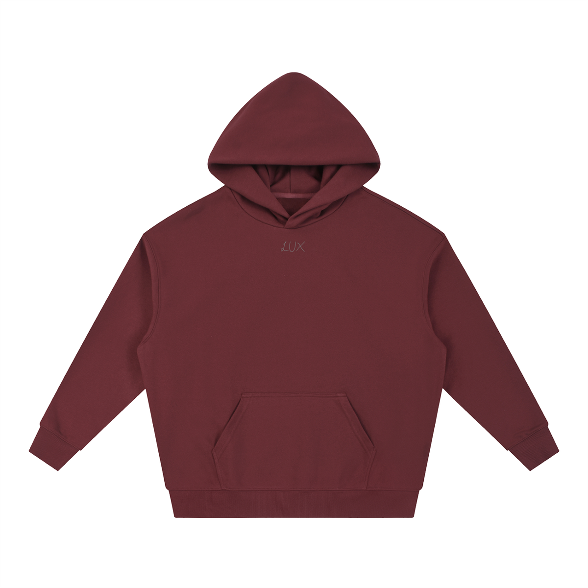 Womens Essential Boxy Heavyweight Drop-Shoulder Hoodie