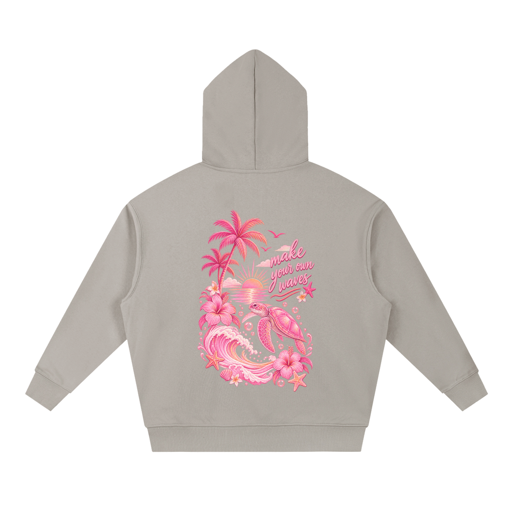Womens Essential Boxy Heavyweight Drop-Shoulder Hoodie
