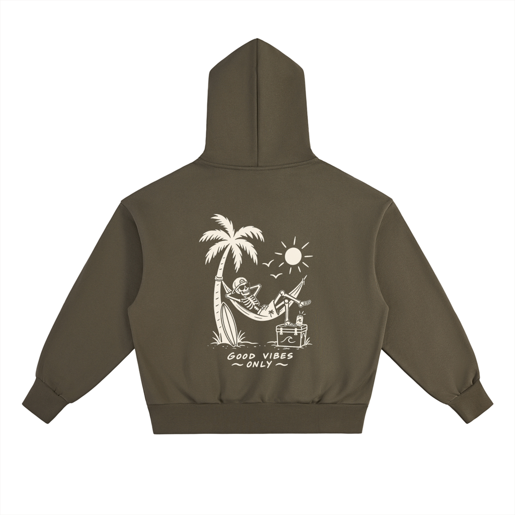 Mens Essential Heavyweight Fleece Hoodie