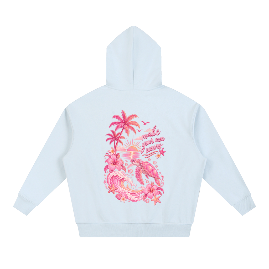 Womens Essential Boxy Heavyweight Drop-Shoulder Hoodie