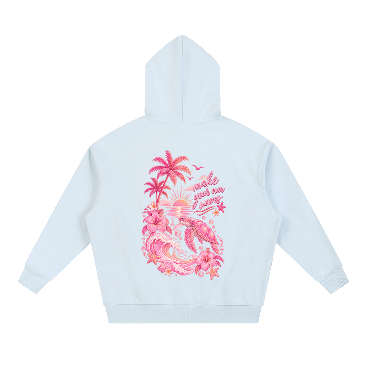 Womens Essential Boxy Heavyweight Drop-Shoulder Hoodie