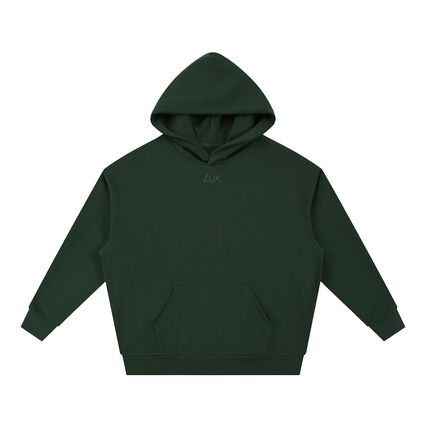 Womens Essential Boxy Heavyweight Drop-Shoulder Hoodie