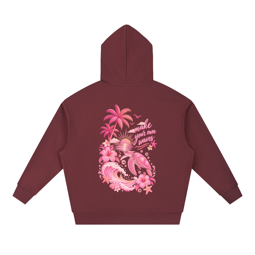 Womens Essential Boxy Heavyweight Drop-Shoulder Hoodie