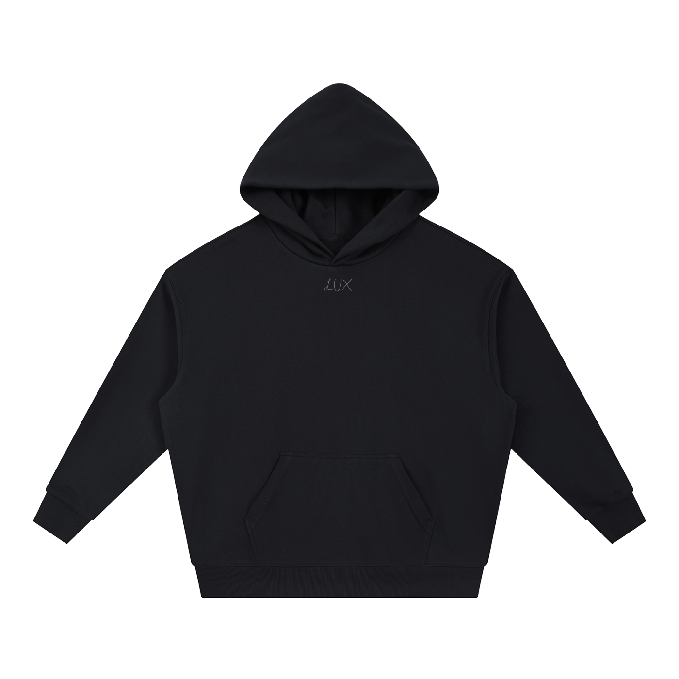 Womens Essential Boxy Heavyweight Drop-Shoulder Hoodie