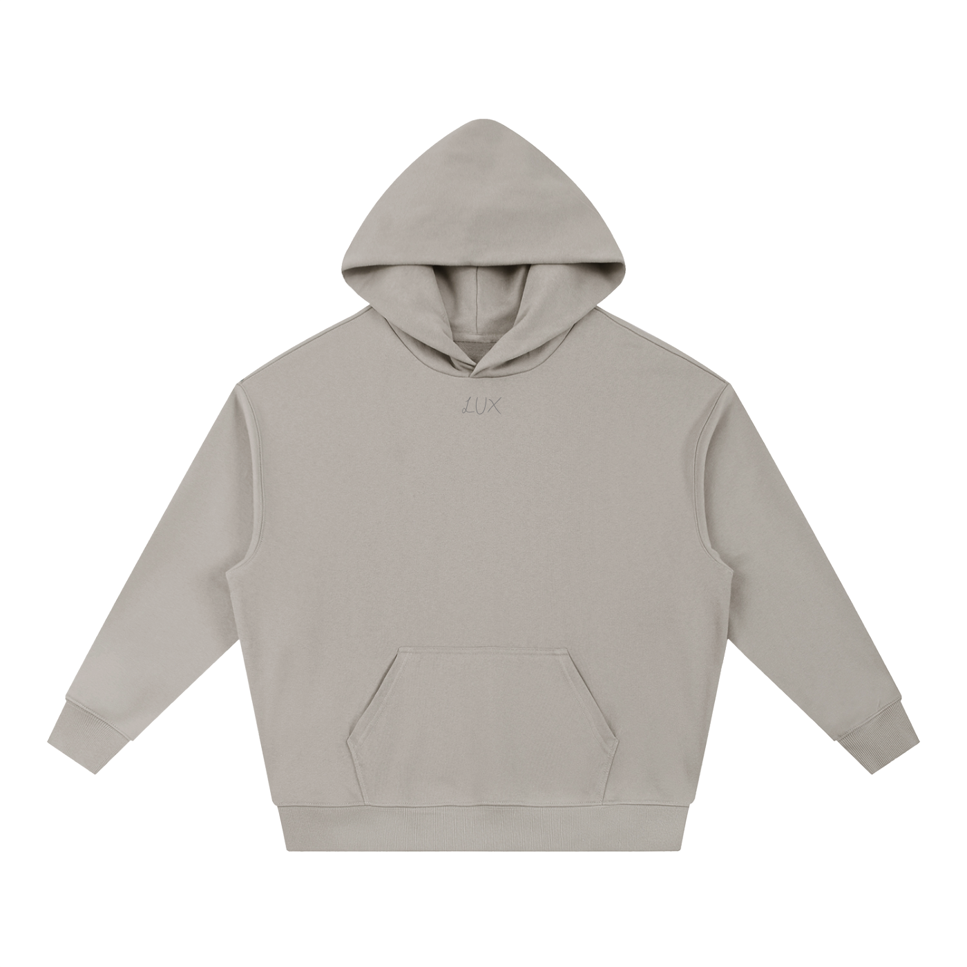 Womens Essential Boxy Heavyweight Drop-Shoulder Hoodie