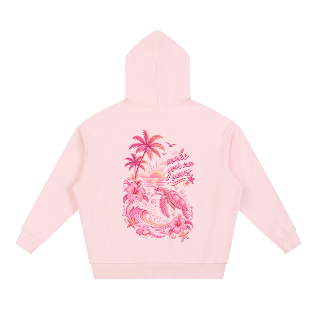 Womens Essential Boxy Heavyweight Drop-Shoulder Hoodie