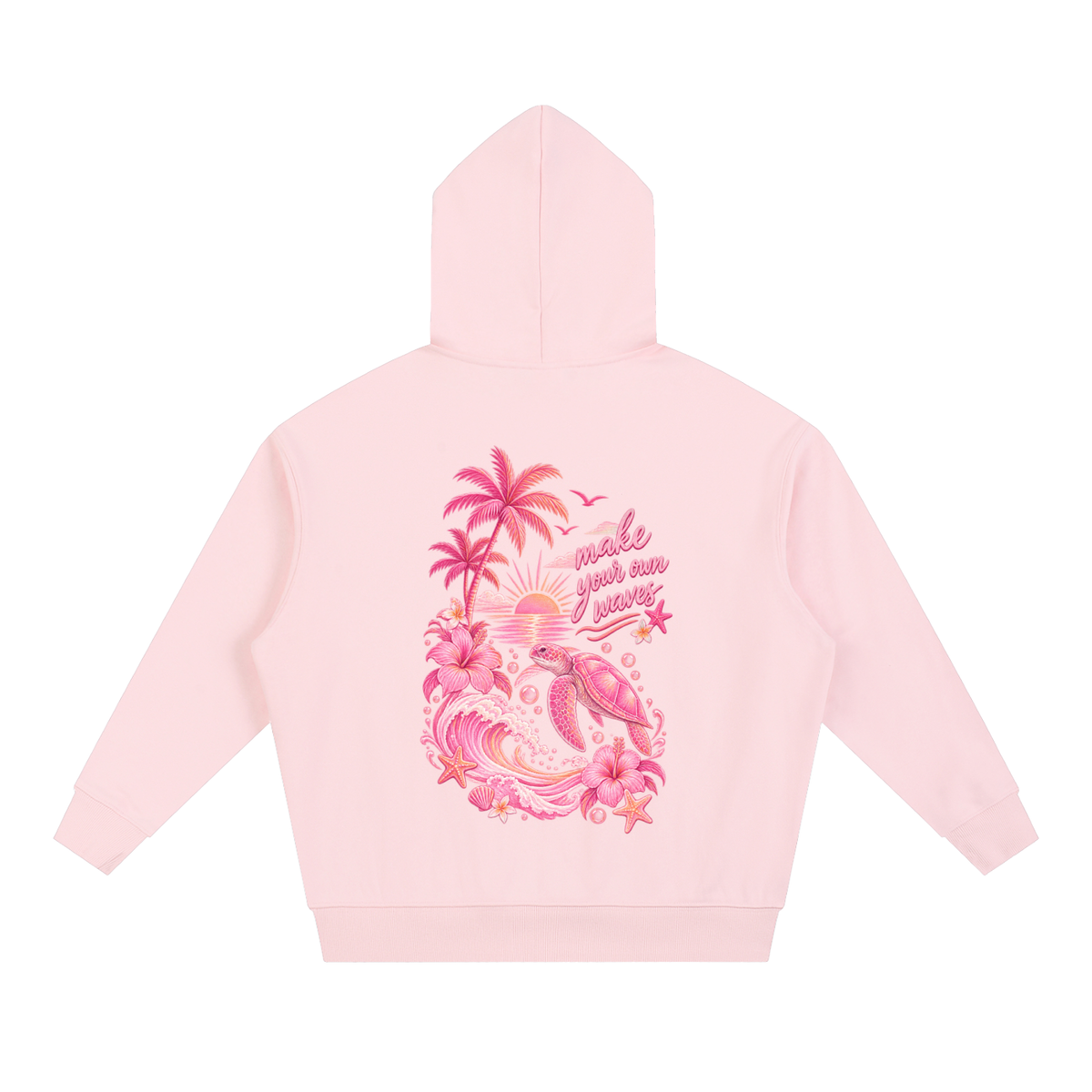 Womens Essential Boxy Heavyweight Drop-Shoulder Hoodie